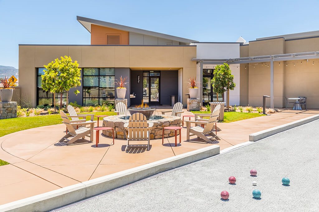Outdoor Bocce Ball at The Braydon Apartments in Napa CA